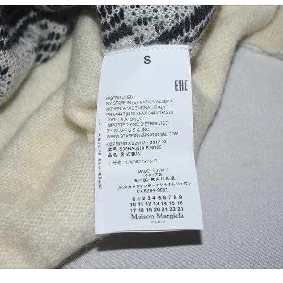 Maison Martin Margiela Deconstructed Houndstooth Knit Turtleneck Sweater - Picture 6 of 10